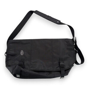 Timbuk2 Messenger Bag Large Black Nylon Crossbody Commuter Cycling Laptop Strap